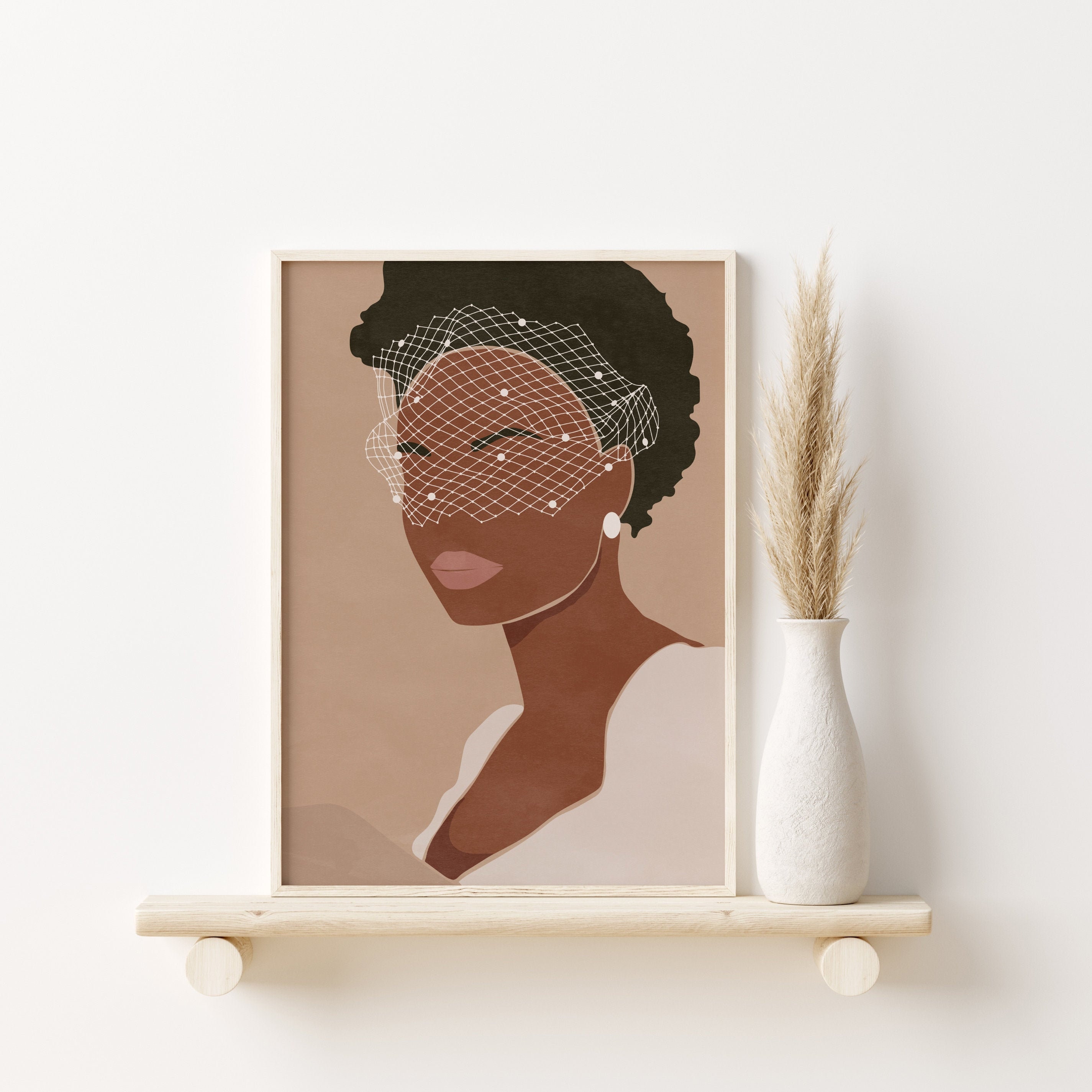 Black Woman Art INSTANT DOWNLOAD Woman Art Printable Art Etsy