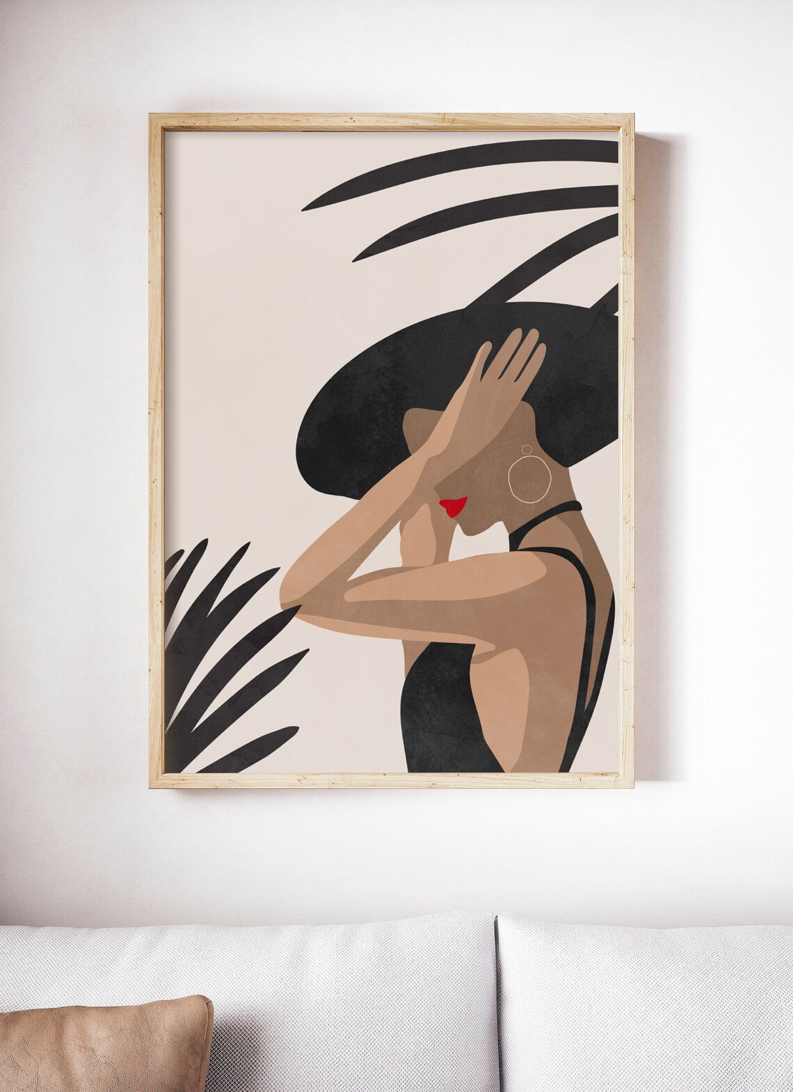 Woman art Instant Download Woman wall art Woman Etsy