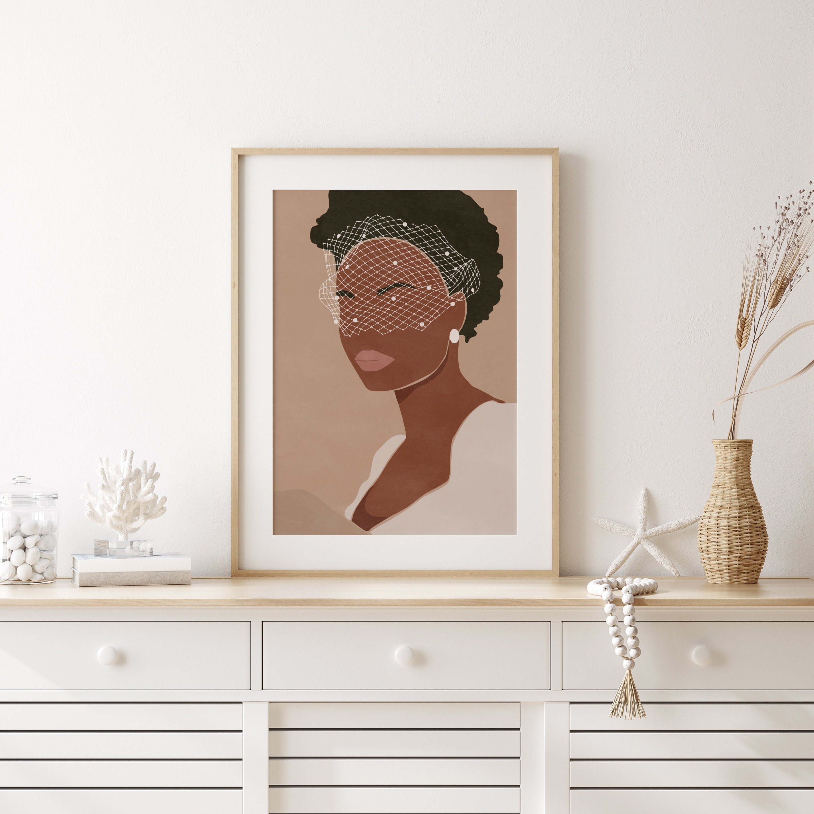 Black Woman Art INSTANT DOWNLOAD Woman Art Printable Art | Etsy