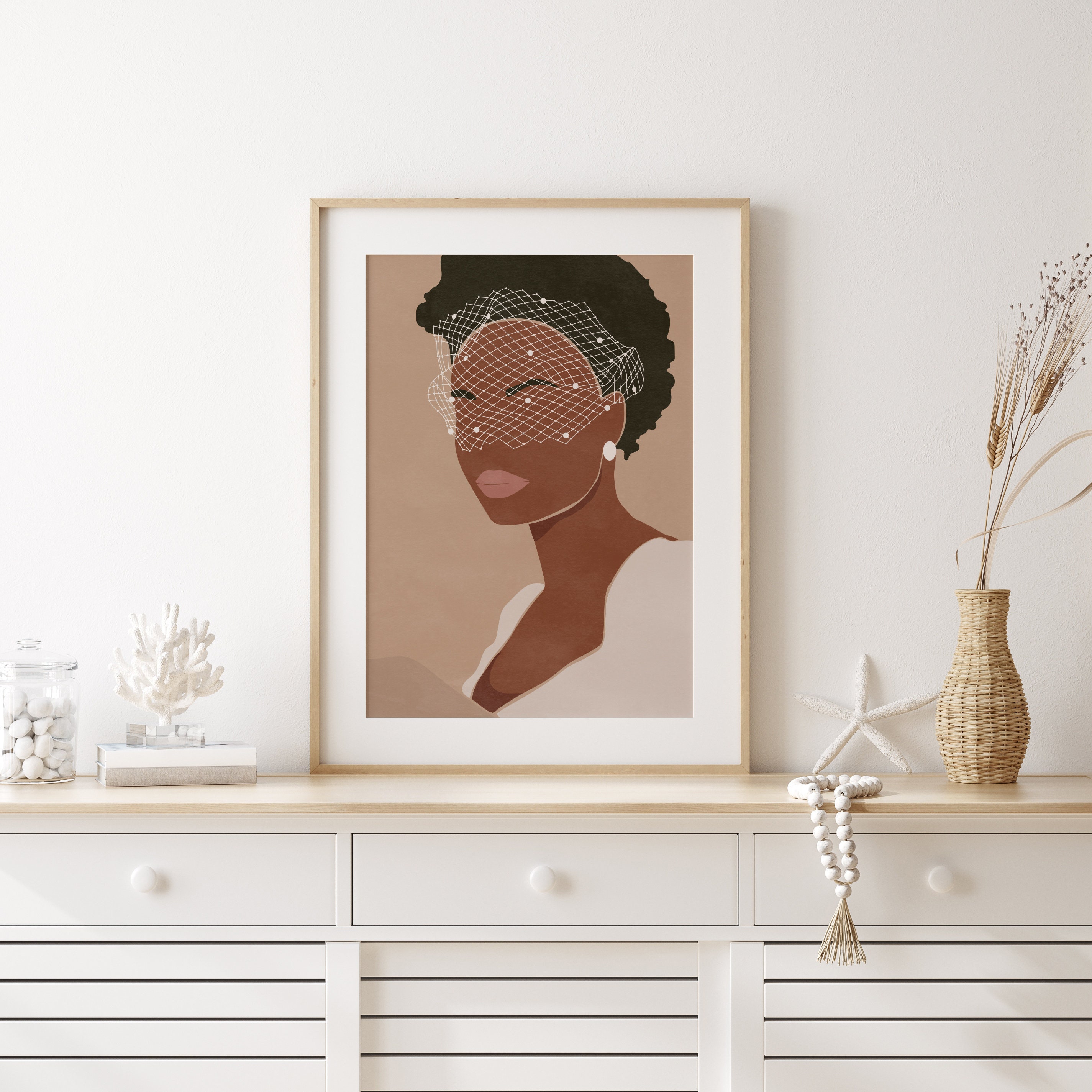 Black Woman Art INSTANT DOWNLOAD Woman Art Printable Art Etsy