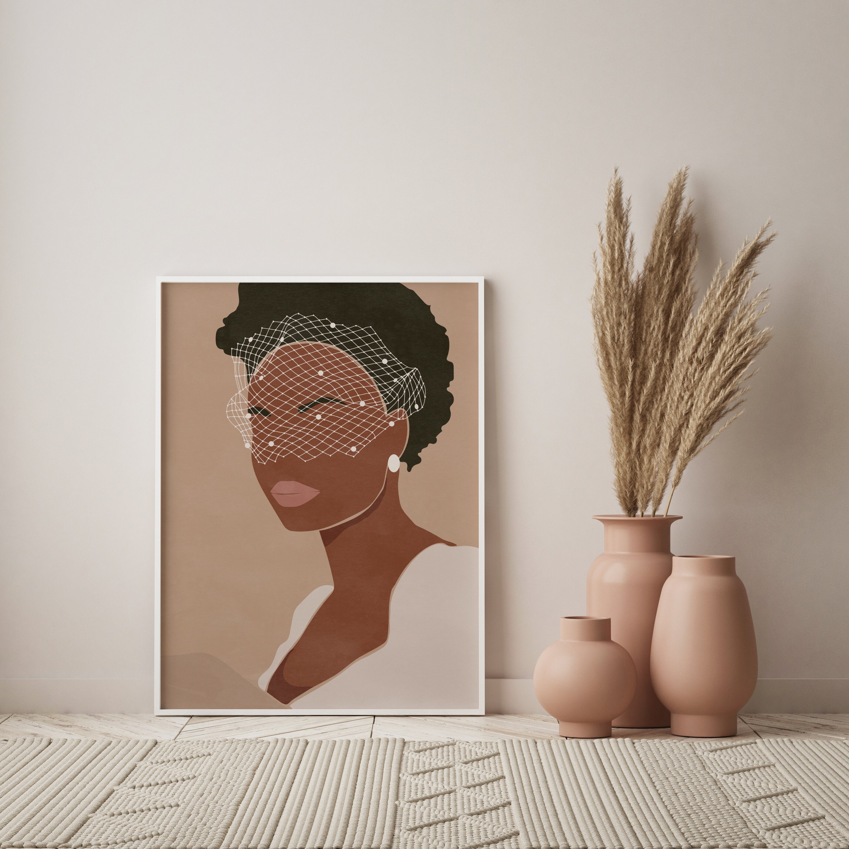 Black Woman Art INSTANT DOWNLOAD Woman Art Printable Art Etsy