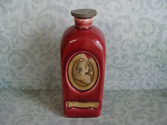 Antique Talc Powder Bottle With Original Stopper … - image 1