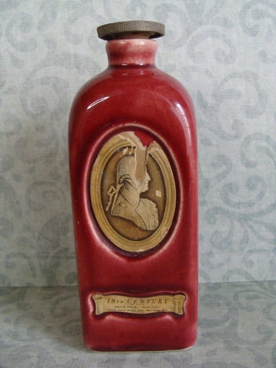 Antique Talc Powder Bottle With Original Stopper … - image 2