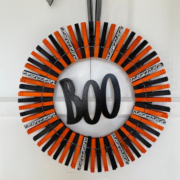 Clothespin Wreath Etsy