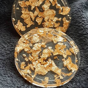 Resin Art Metallic Paint Pens Coaster Edges Set of 5 Gold Silver Champagne  Copper Blush 