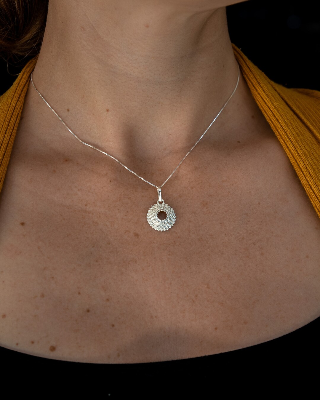 Cluster of Sprockets Necklace Cyclist Necklace for Her Female Etsy