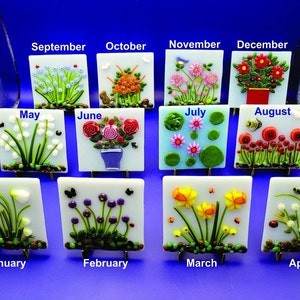 Birth Flower Plaque (September-December)