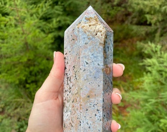Large AAA Ocean Jasper Tower