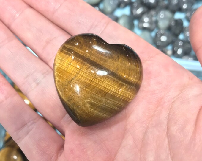 35mm Natural Handmake Healing Crystal Heart Metaphysical Gemstone Love stone Heart