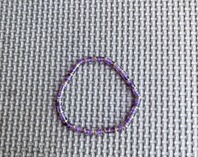 Natural Crystals Energy Bracelets,Natural Amethyst Ring Bracelet,Perfect Girl Gifts,Beautiful crystal bracelet,Fashion Crystal Jewerly