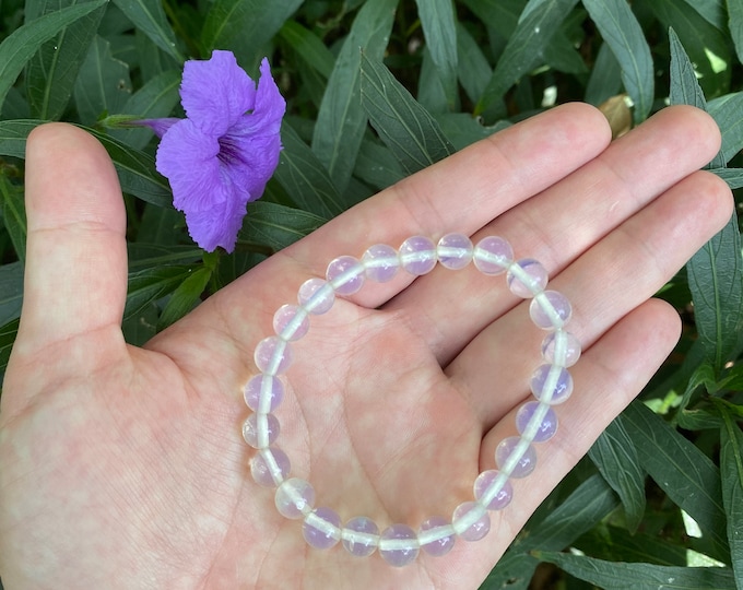 Charming Opalite Gem Bracelet, Artisanal Handmade Accessory, Thoughtful Mother Day Present