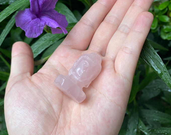 Healing Natural Pink Opal Buddha,Crystals Buddha,2inch Crystal Buddha,Crystal Carvings,Crystal Sculpture Buddha Gift