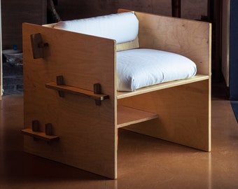 No Nails Flat Pack Plywood Chair