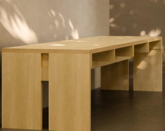 Simple Modernist Baltic Birch Bench