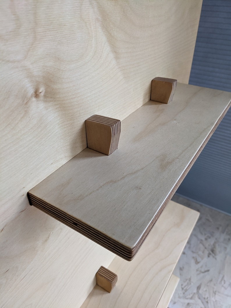 Flat Pack Baltic Birch Plywood Bookcase Functional and Etsy