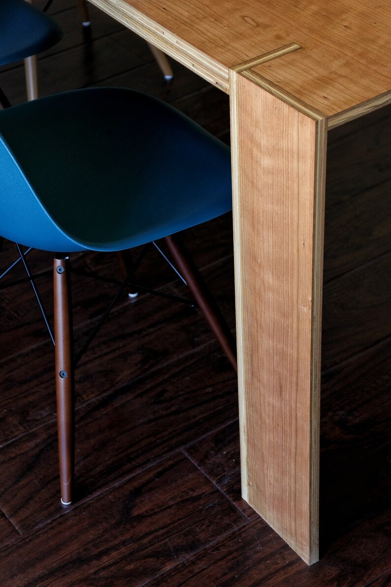 Cherry Plywood Dining Table CA Table A Etsy