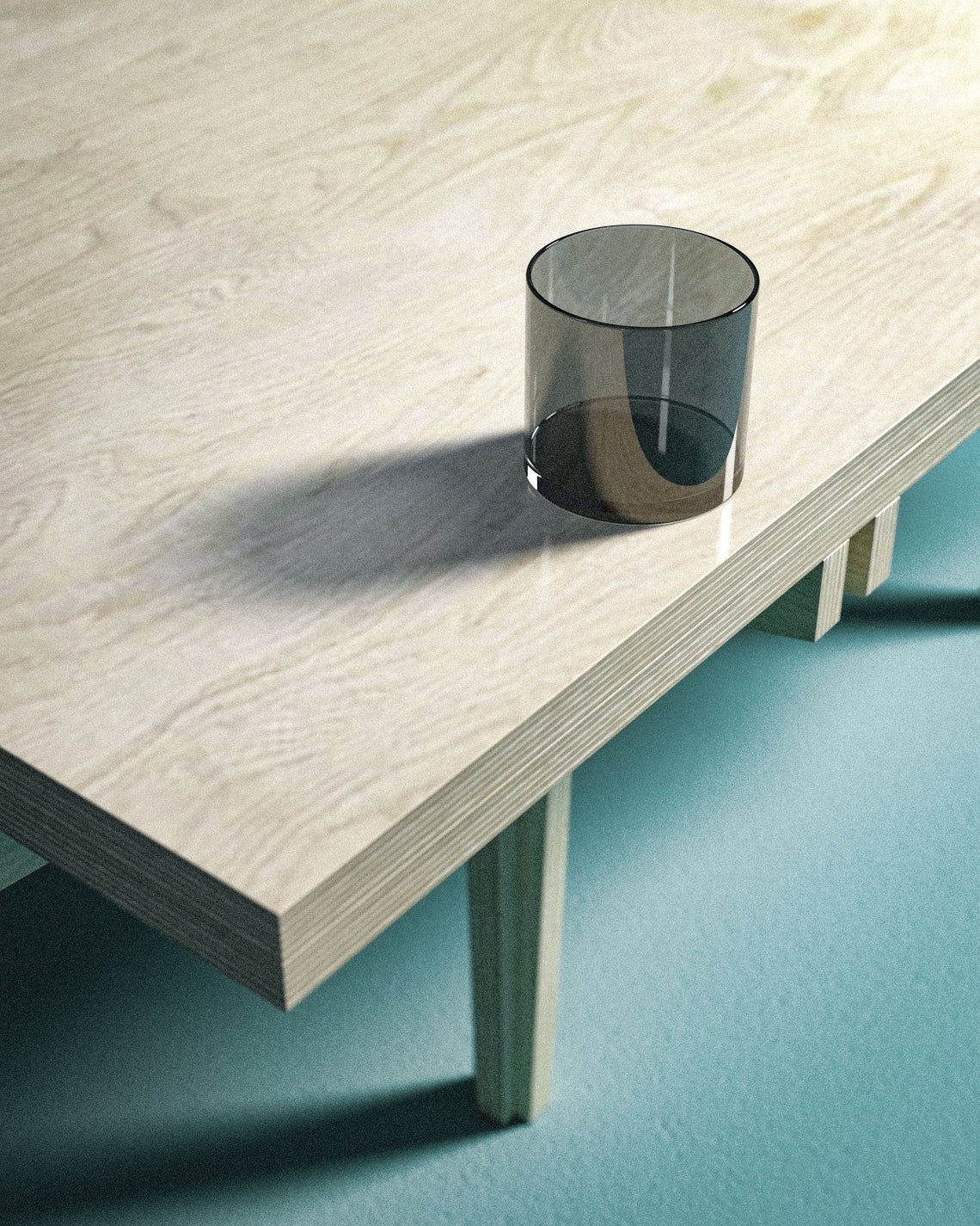 Baltic Birch Plywood Coffee Table Etsy