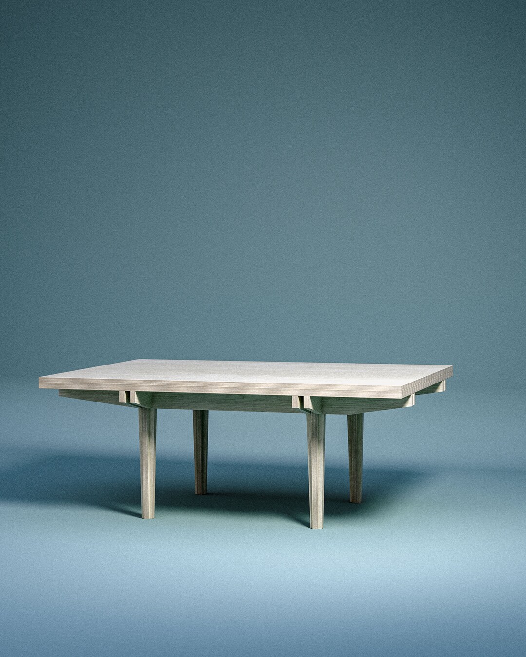 Baltic Birch Plywood Coffee Table Etsy