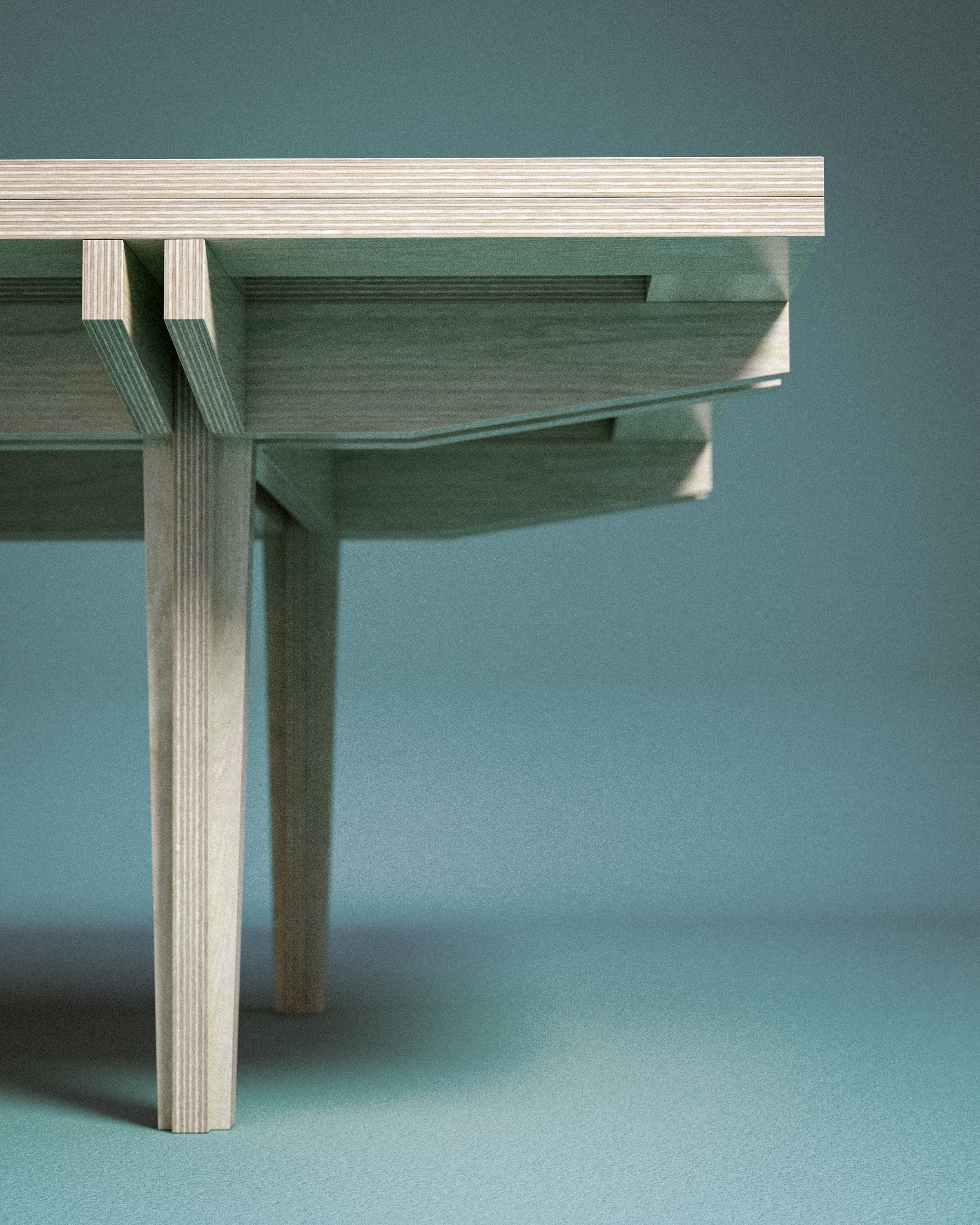 Baltic Birch Plywood Coffee Table Etsy