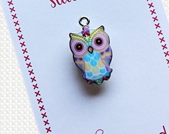 Owl Needle Minder for Cross Stitch, Embroidery, Needlecraft, Cover Minder for Diamond Art Painting, Stitcher Gift