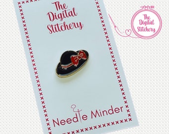 Hat Needle Minder for Cross Stitch, Embroidery, Needlecraft Projects, Cover Minder for Diamond Art Painting, Sewing Kit Gift for Stitchers