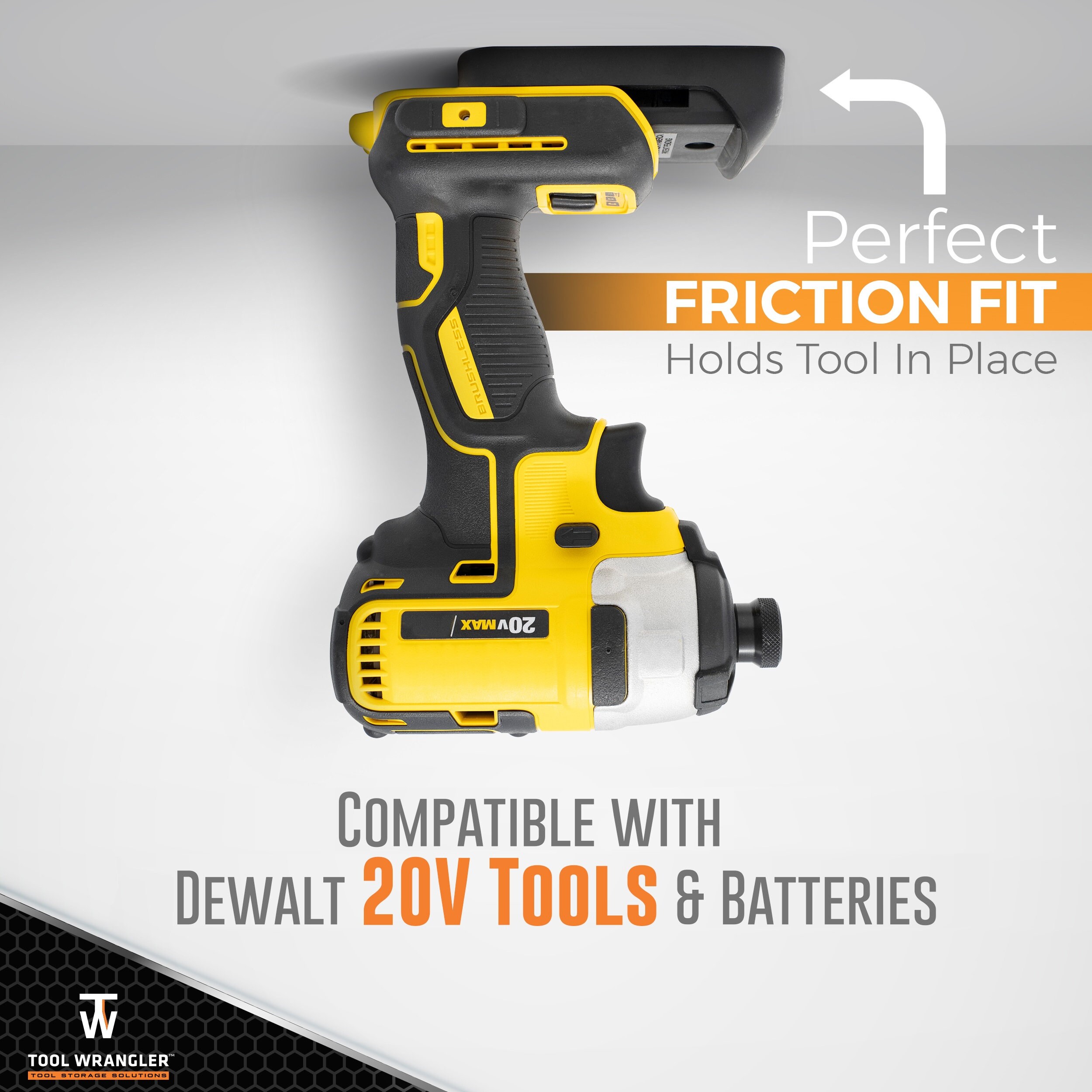 8pack Mixed Dewalt 20V Tool & Battery Mounts by Tool Wrangler Etsy