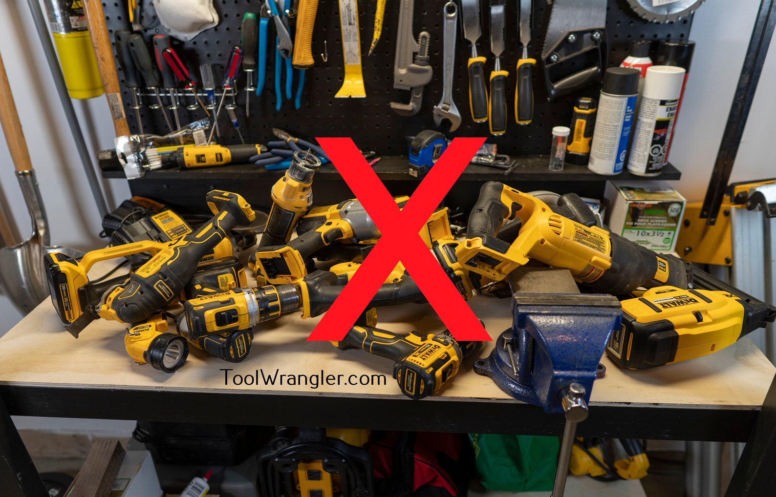 8pack Mixed Dewalt 20V Tool & Battery Mounts by Tool Wrangler Etsy