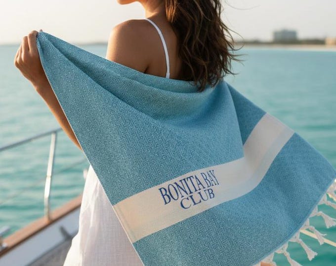 Personalized Gift Towel, Bachelorette Party, Wedding Gifts, Turkish Beach Towel, Bridesmaid Gifts, Personalized Gift for Bride, Party Favors