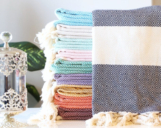 Personalized Gifts, Bridesmaid Gift Box, Turkish Beach Towel, Bachelorette Party Favor,Wedding Gift For Bride, Gift For Her,Minimalist Decor
