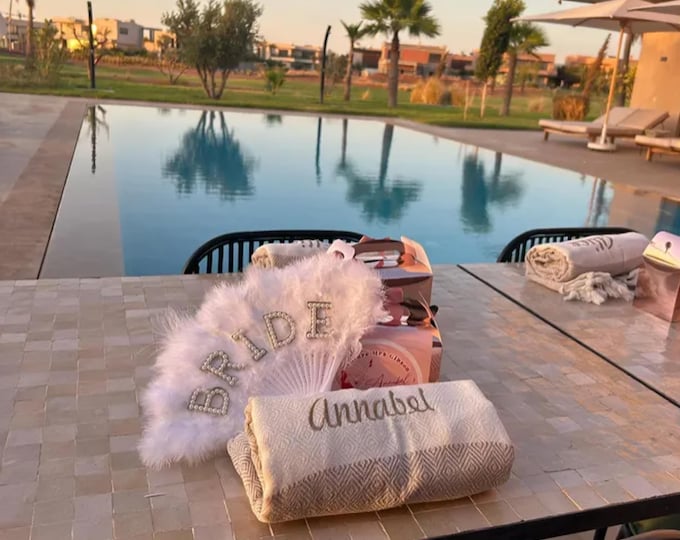 Personalized Gift, Personalized Turkish Beach Towel, Bridesmaid Gifts, Bachelorette Party,Home Gift,Gift For Her,Gift Under 20, Wedding Gift