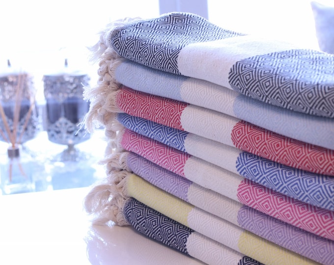 Personalized Gifts, Bridesmaid Gift Box, Turkish Beach Towel, Bachelorette Party Favor,Wedding Gift For Bride, Gift For Her,Minimalist Decor