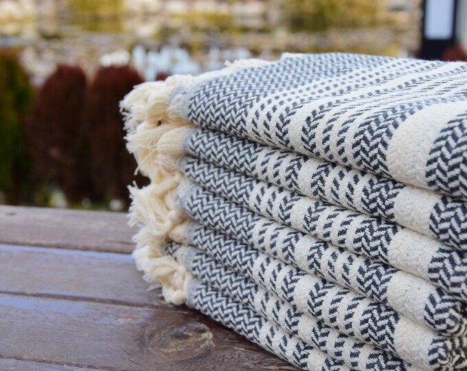 Personalized Wedding Towel Gifts, Turkish Kitchen Towel,Christmas Gift Hand Towel , Wedding Favor Towel Bulk, Bridesmaid Gift, Tea Towel Set
