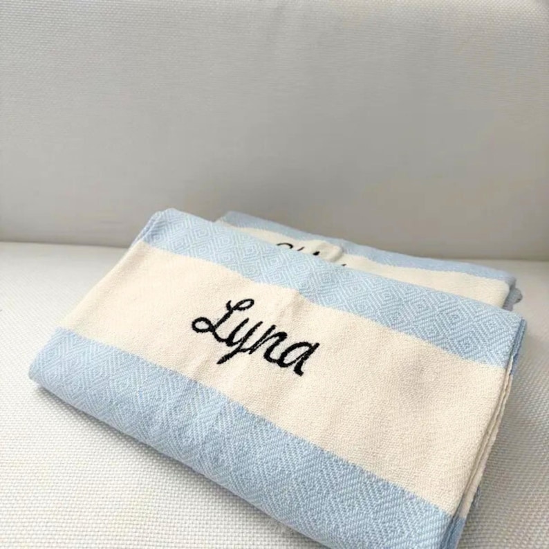 Personalized Turkish beach towel, custom beach towel, personalized gifts, custom wedding gifts, bridesmaid gifts, bachelorette party favors, gifts for her, personalized wedding gifts, custom bridesmaid towels, embroidered beach towels, unique gifts for her, Turkish towels, custom gifts for women, beach towels with initials, bridal party gift ideas, personalized towels for bride, beach towel gift for bridesmaid, custom name beach towel, thoughtful wedding gift.