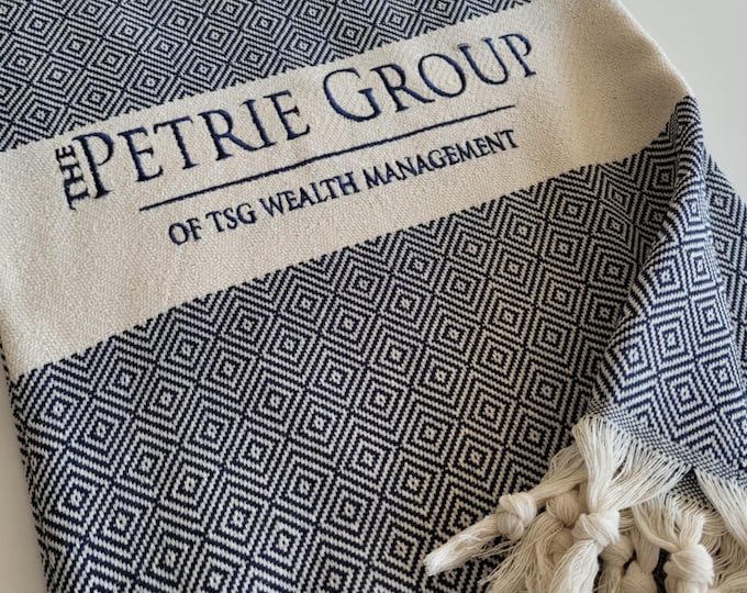 Personalized Turkish Cotton Towel, Bachelorette Party Favor, Wedding Gift