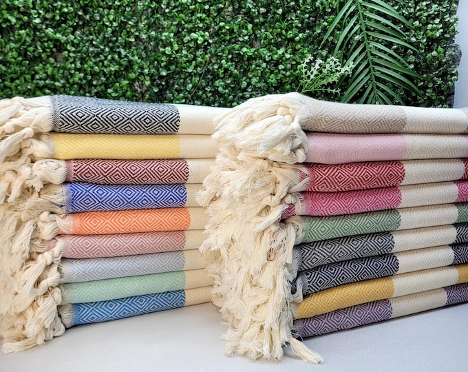 Custom Bachelorette Party Towels - Bridal Shower Favors - Personalized Turkish Towel - Bride Party Favors - Wedding Favors - Bridesmaid Gift