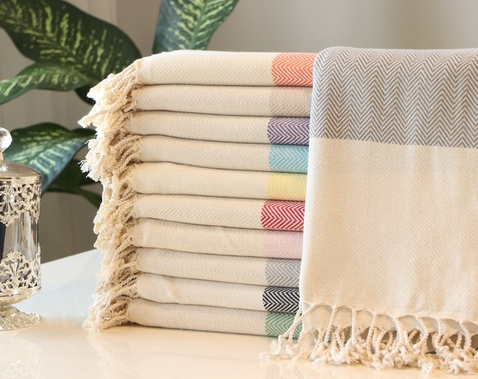 Personalized Gifts, Bridesmaid Gift Box,Turkish Beach Towel, Bachelorette Party Favor,Wedding Gift For Bride,Gift For Women,Minimalist Decor