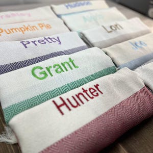 Personalized Turkish Cotton Beach Towel: Soft Stonewashed Gift