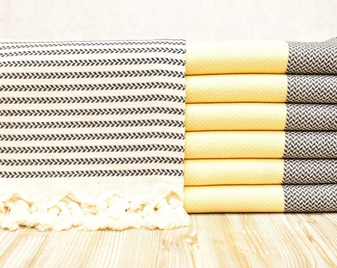 Personalized Turkish Towel Gift, Turkish Beach Towel, Personalized Gift Towel, Bath Towel Set Wedding Gift, Gift For Her, personalized Gifts