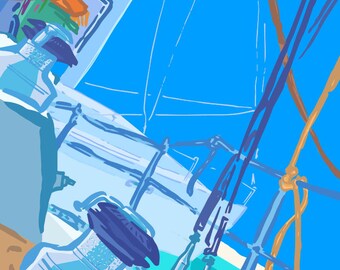 Le Malinche - 25 x 72 cm - 7 exemplares - pintura digital sobre metal (subligrafia)