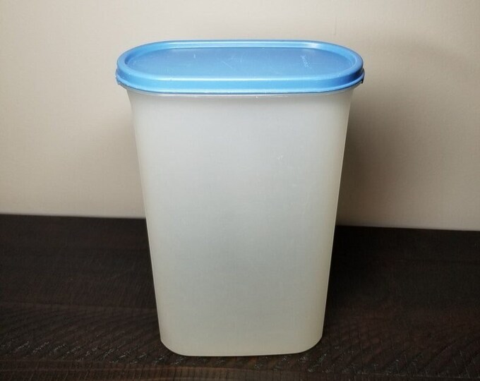 Large Tupperware Modular Mates #5 Storage Container With Blue Lid ...