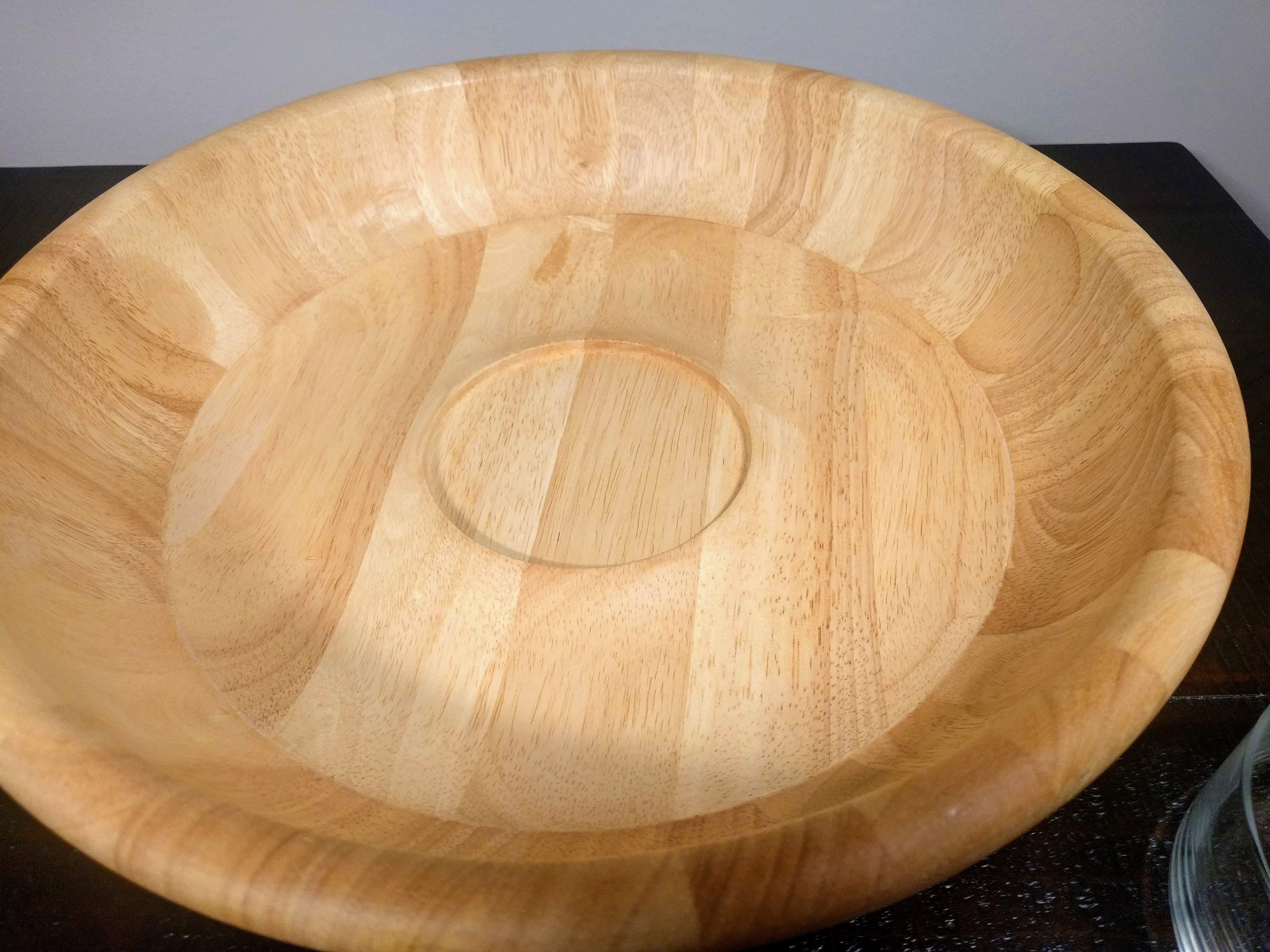 Dansk JHQ Teak Wood Chip and Dip Bowl conçu par Jens Etsy