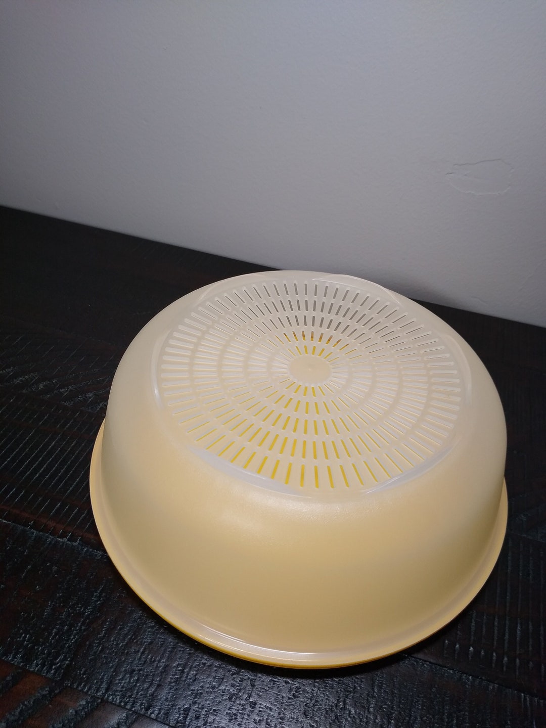 Vintage Tupperware Strainer With Lid Veggie Strainer Pasta Etsy