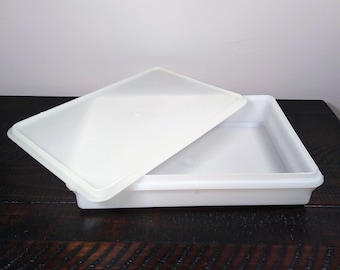 Vintage Large Rectangular Tupperware Container, Lunchmeat Keeper