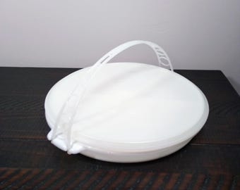 Large Tupperware Party Susan, Vintage Cariolier with Tupper Seal Lid, Serving Tray