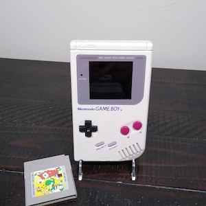 Nintendo Gameboy DMG-001 with IPS V3 screen with on screen display and Yoshi.