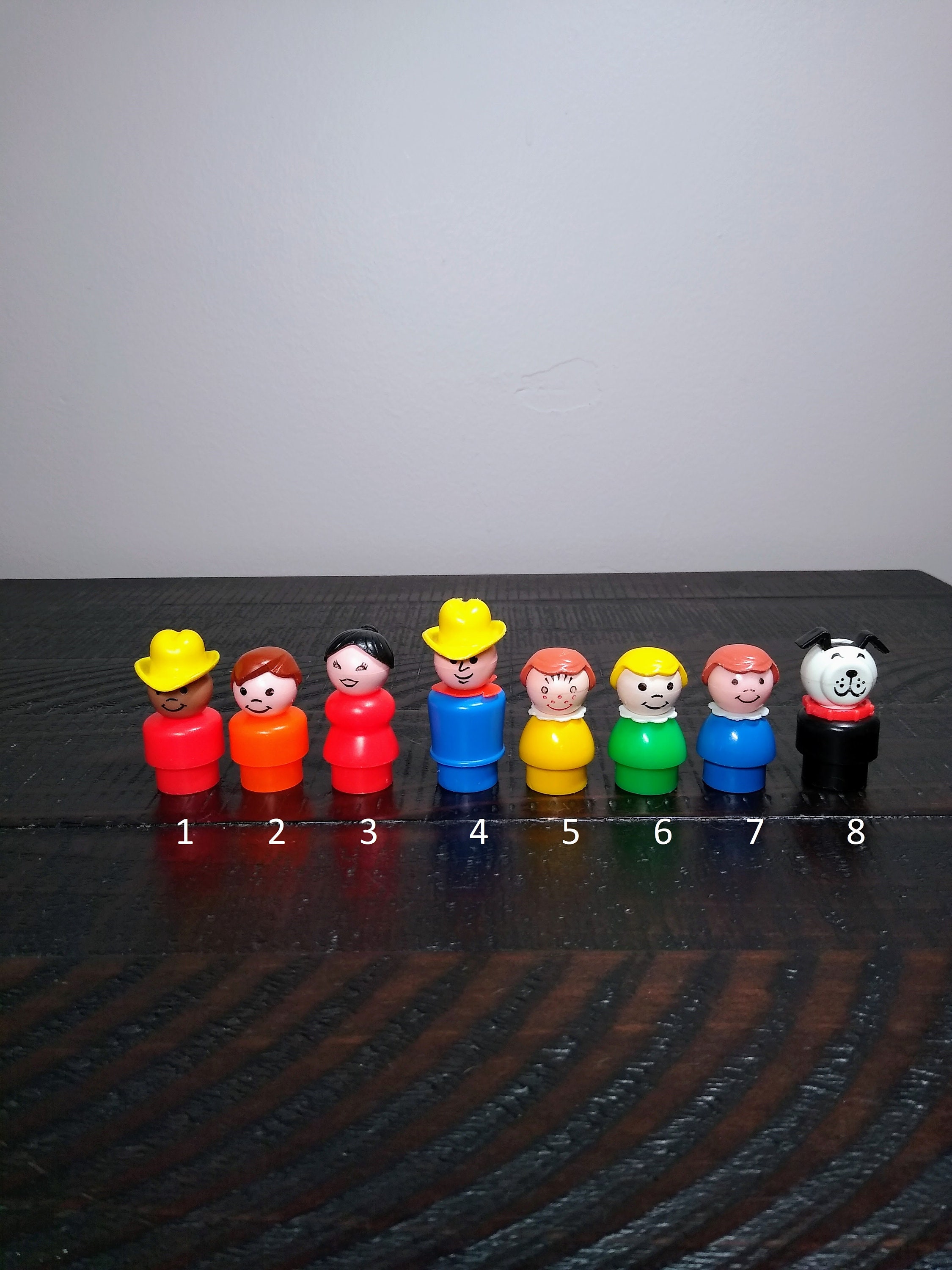 SOLD SEPARATELY Vintage Fisher-price Little People Toys. 