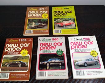 Edmund's New Car Prices, Vintage Edmund's Car Price Guides, Sold Separately, Car Magazines