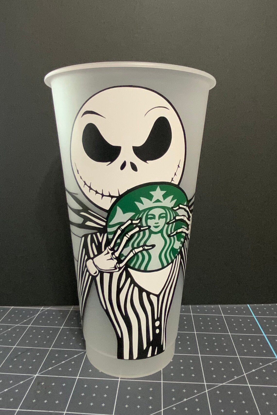 The Nightmare Before Christmas Inspired Reusable Starbucks Cup Etsy