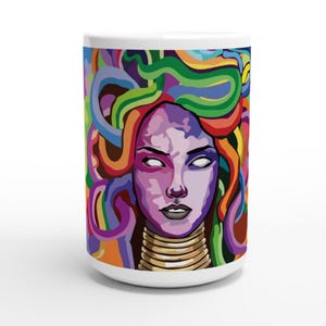 MEDUSA | White 15oz Ceramic Mug