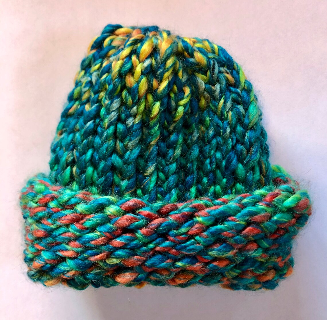 Chapeau Tricoté Main Pour Bébé – Neuf Sans étiquettes, Style Tricot Douillet